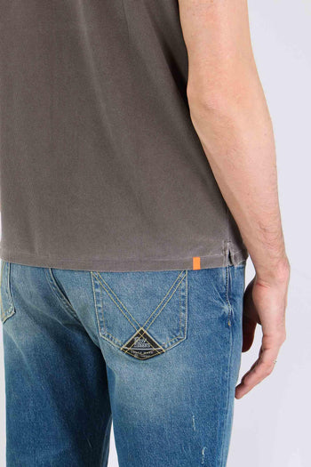 T-shirt Piquet Tabacco - 8