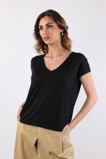 T-shirt Scavo V Nero - 4