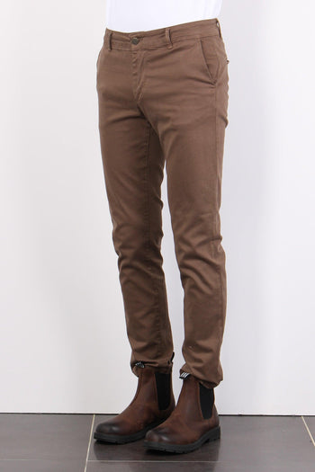 Denim Chino Slim Fit Fango - 5