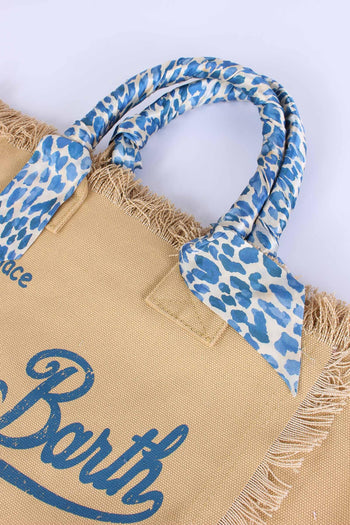Vanity Foulard Beige/blu - 5