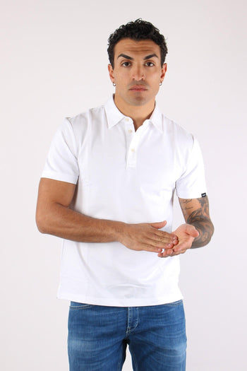 Polo Technical Piquet Bianco - 3