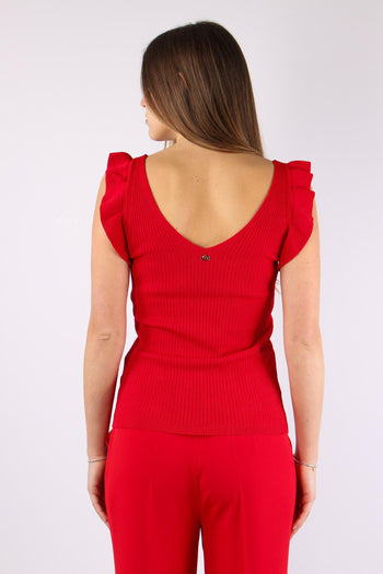 Mastroianni Top Costina Rouge Flame S - 4