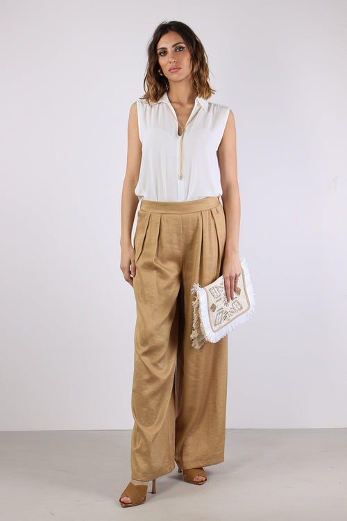Jeanne Blusa Smanicata Catena Milk