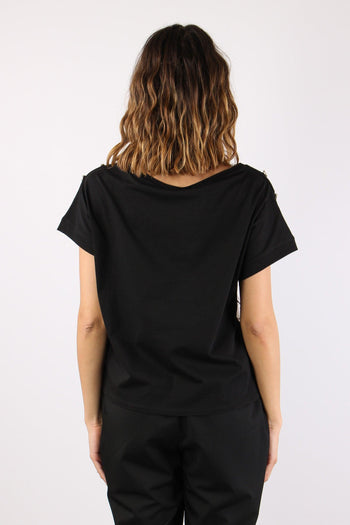 T-shirt Inserto Fantasia Nero/arabo - 5