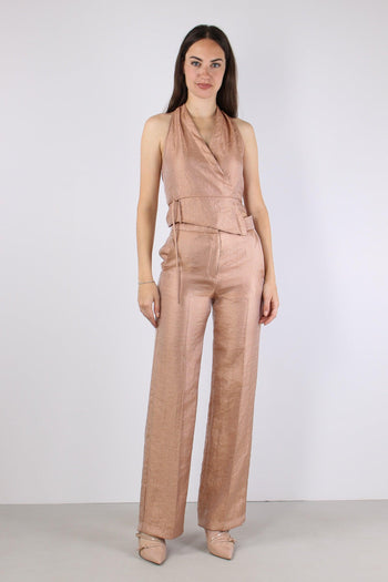 Pantalone Fluido Spalmato Blush - 6