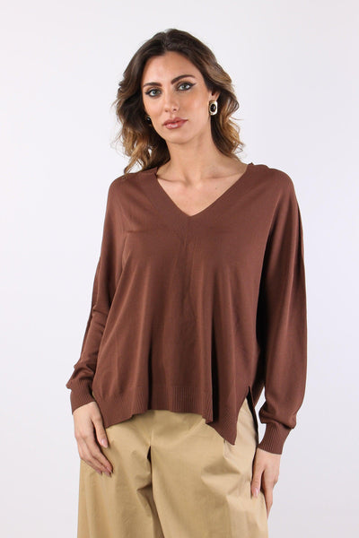Maglia M/m Scavo V Cacao