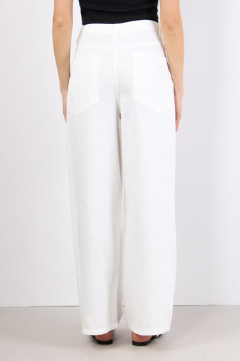 Pantalone Bull 5 Tasche Bianco - 4