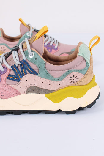 Sneakers Yamano Suede Nylon Grey/pink - 6
