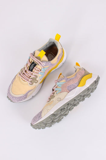 Sneakers Yamano Suede Animalier Lilac/pink - 2