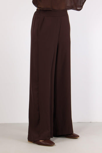 Pantalone Palazzo Fluido Moro - 6