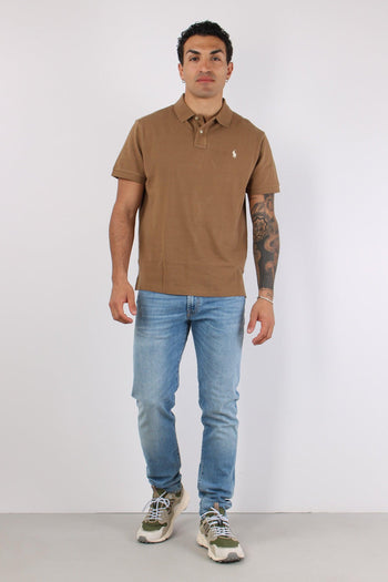 Polo Manica Corta Rl Brown - 5
