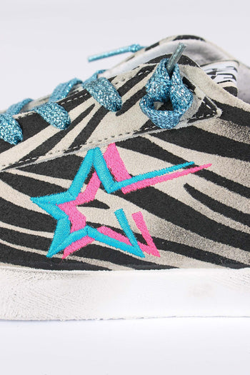 Sneakers Prime Star Zebra Zebra/fucsia - 9