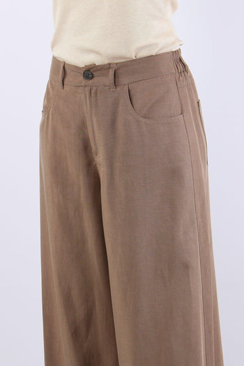 Pantalone 5 Tasche Tencell Biscotto - 7