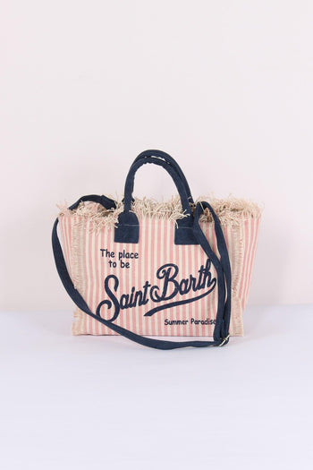 Colette Canvas Righe Rosa/blu - 3