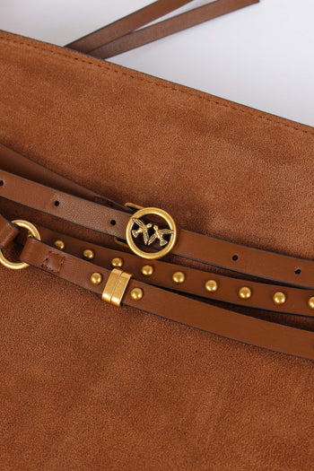 Belt Bag Suede Marrone - 5