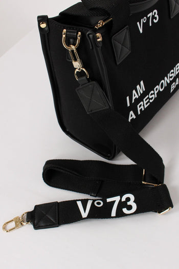 Responsability Shopping Bag Nero - 6