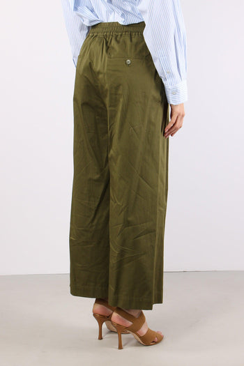 Golfo Pantalone Coulisse Rasatelo Kaki - 5