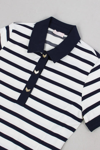 Abito Polo Jersey Riga White/blue - 8