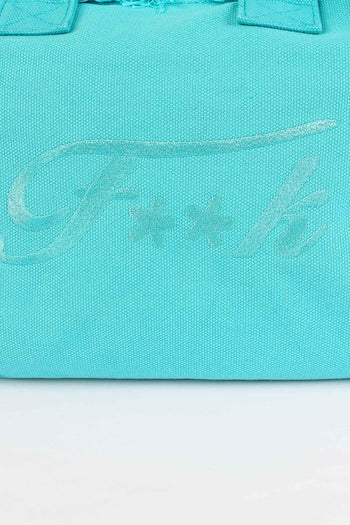 Shopping Canvas Logo Azzurro - 7