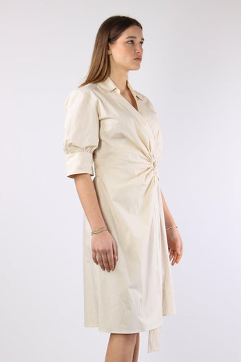 Aline Abito Midi Portafoglio Beige - 7