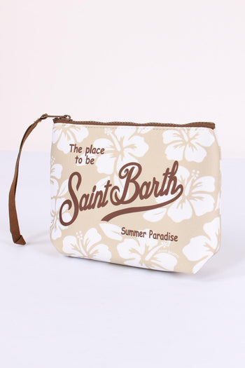 Aline Pochette Fiori Beige - 4