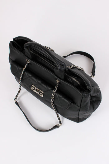 Maxi Shopping Patta Chanel Nero - 4