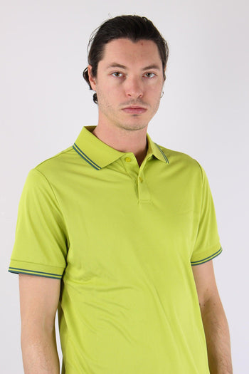 Hari Polo Collo Righe Citron Green - 4