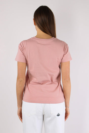 T-shirt Ricamo Ridi Spesso Ama Rosa - 7