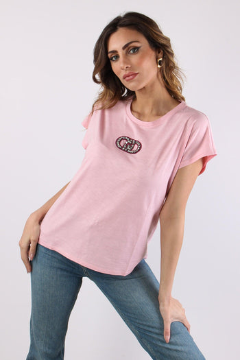 T-shirt Logo Strass Petalo - 3