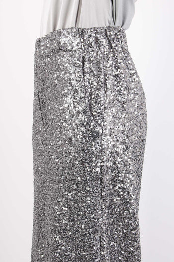 Pantalone Paillettes Metal Grey - 7