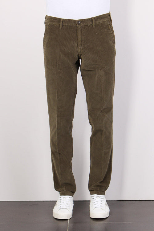 Pantalone Chino Velluto Militare - 2