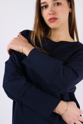 Maglia Punto Milano Tencelle Blu - 7