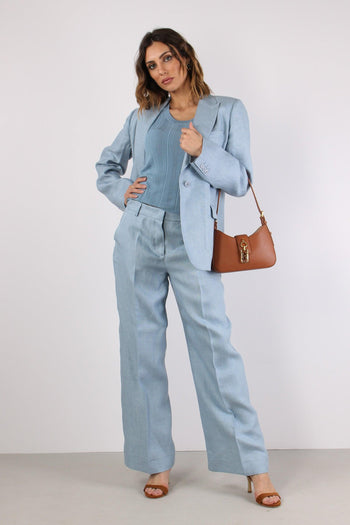 Cose Top Smanicato Azzurro - 5