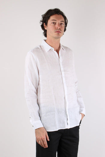 Camicia Lino Colletto Bianco - 6