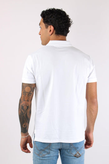 Polo Slim Fit Stretch White - 4