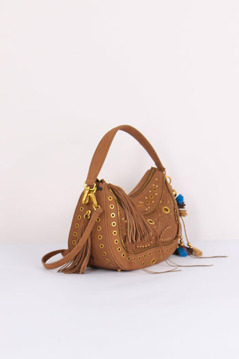 Mezzaluna Suede Jungle Cuoio - 6