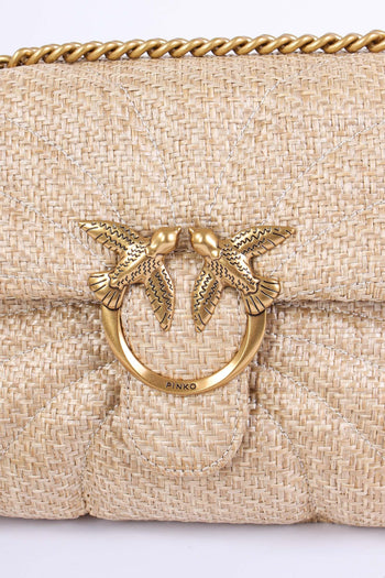 Tracolla Classic Rafia Beige/gold - 6