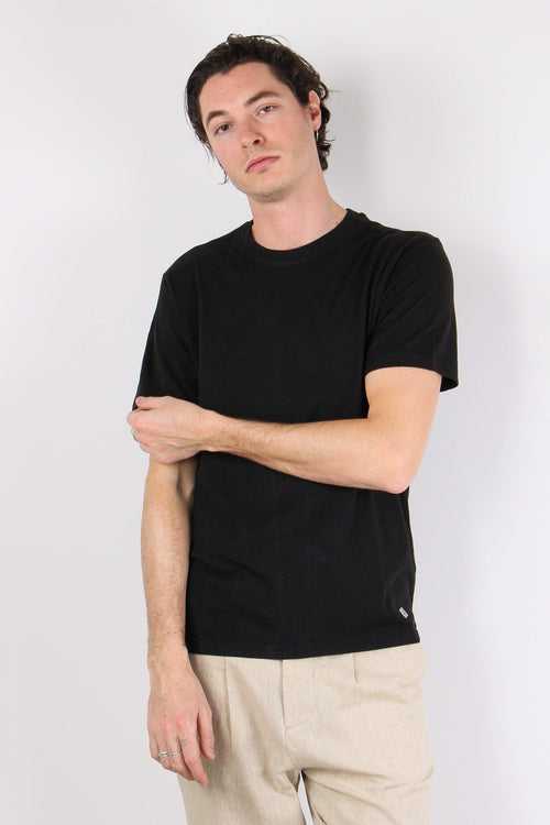 T-shirt Girocollo Basica Nero
