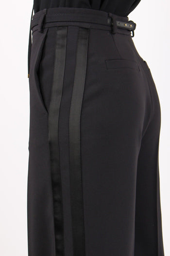Pantalone Palazzo Raso Nero - 6