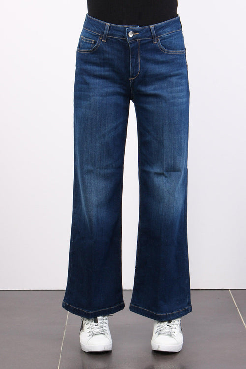 Jeans Parfait Cropped Denim Blue Stun - 2