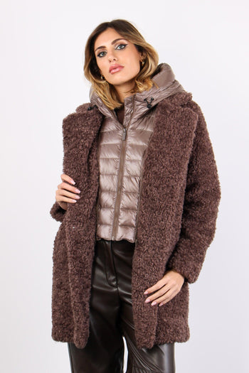 Cappotto Teddy Piuma Urban Bronze - 3