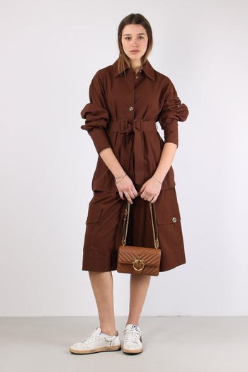 Patricia Bermuda Cotone Marrone - 3