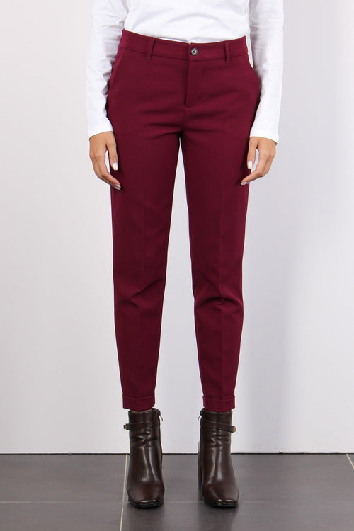 Pantalone Tessuto Tecnico Risv Wine Jet - 2