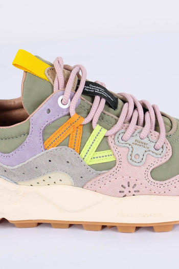 Sneakers Yamano Suede Nylon Grey/cipria - 4
