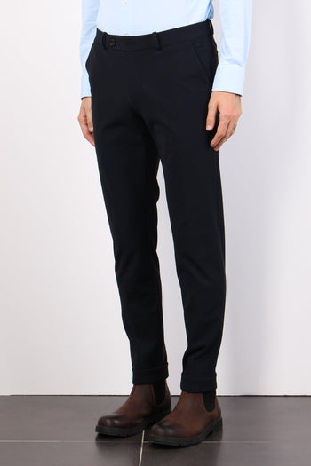 Pantalone Tecnico Risvolto Ing Blue/black - 5