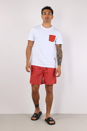 T-shirt Taschino Fantasia Bianco/rosa - 2