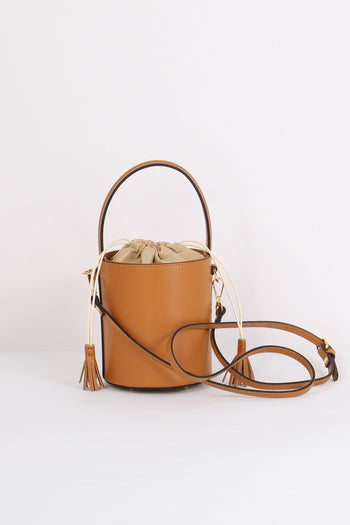 Borsa 100% Pelle Made In Italy Cuoio - 3
