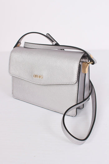 Tracolla Saffiano Silver - 4