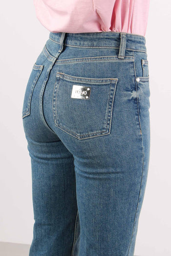 Jeans Basico Zampa Denim Blu - 7