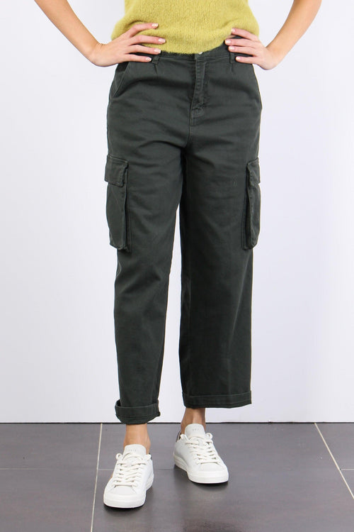 Pantalone Cargo Tasconato Militare - 2